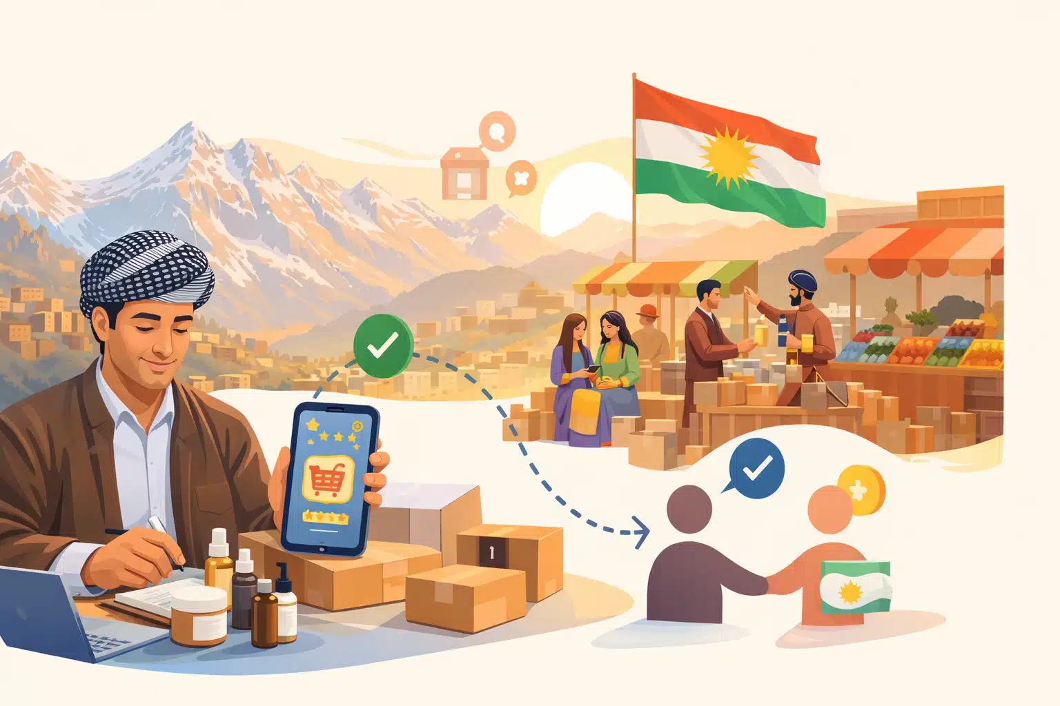 چۆن خەڵکی ئامادە بکەین لە پەیجەکەماندا کڕین بکەن؟