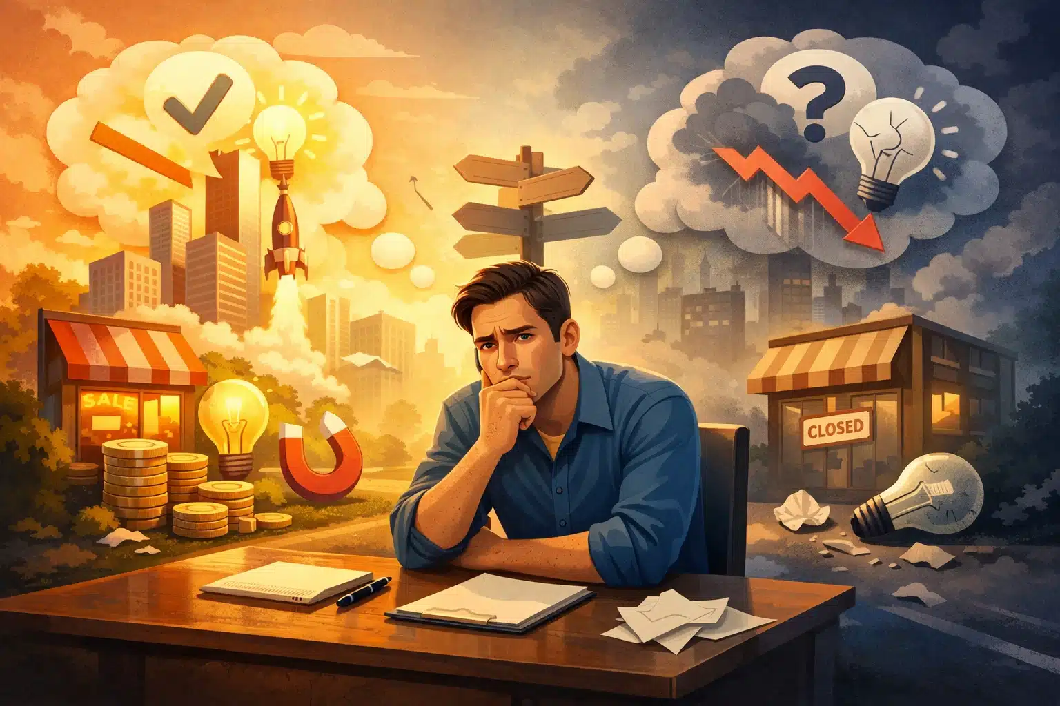 دوو بیرۆکەی بزنسم هەیە! نازانم کامیان هەڵببژێرم چی بکەم؟