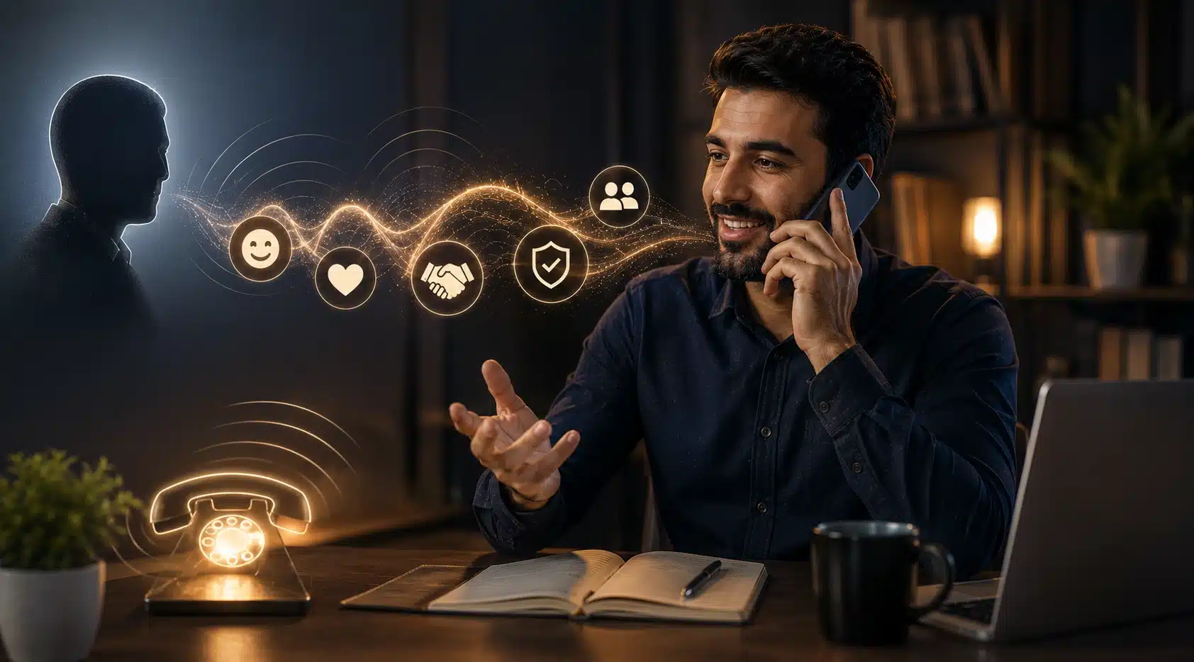 چۆن بە تەلەفۆن متمانە  لەگەڵ کڕیارێک دروست بکەیت کە ناتبینێت؟