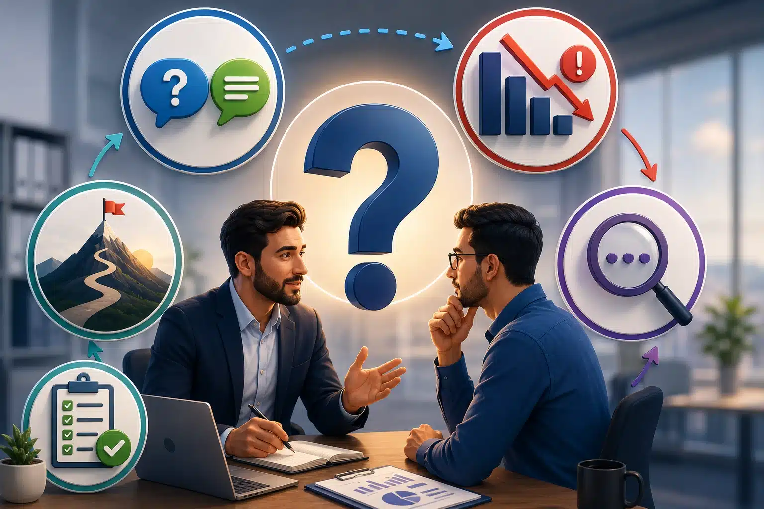 چۆن پرسیاری گرنگ لە کڕیارەکانمان بکەین؟