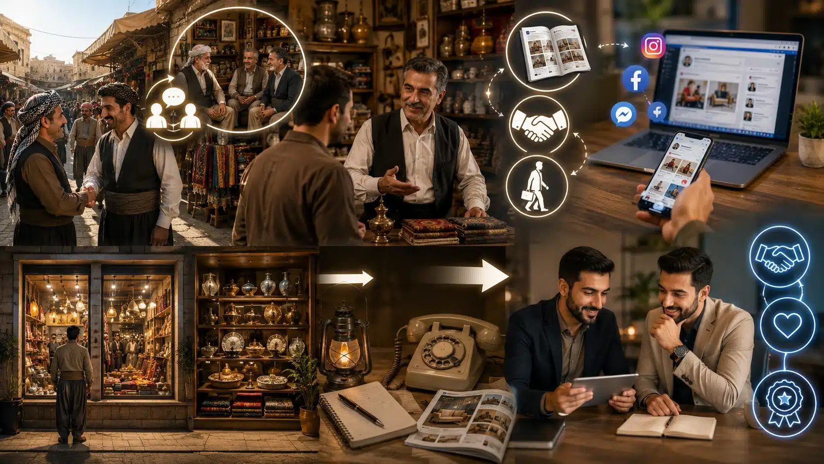 بزنس پێش هاتنی ئەنتەرنێت
